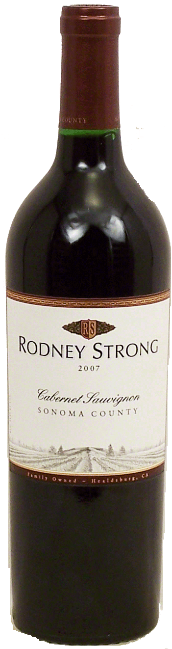 Rodney Strong  cabernet sauvignon wine of Sonoma County, 13.8% alc. by vol. Full-Size Picture